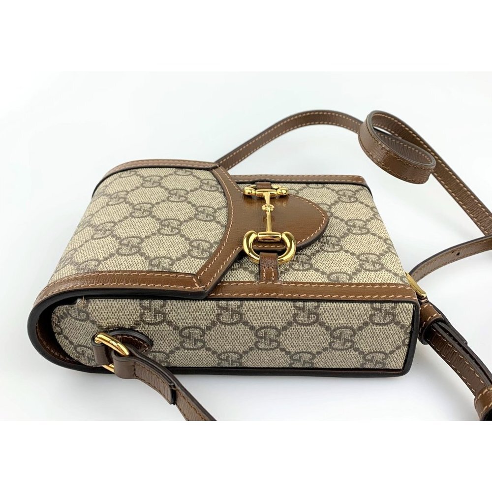 NIB Gucci horsebit 1955 mini bag - Picture 5 of 12